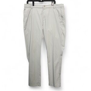 Puma Golf Pants 38x32 Dry Cell Active Off-White Preppy Sporty Streetwear EUC